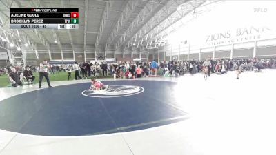 45 lbs Quarterfinal - Brooklyn Perez, Team Prestige Wrestling vs Adeline Gould, RWC- Roy Wrestling Club