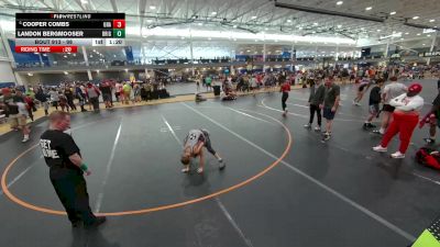 98 lbs Champ. Round 2 - Landon Bergmooser, Brighton vs Cooper Combs, Unattached