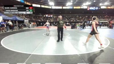 120 lbs Cons. Round 4 - Katie Knighten, Skyline vs Isabel Guerena, Emmett