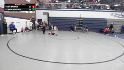 43 lbs Cons. Round 4 - Lane Baumer, Grace Wrestling Club vs Joseph Medeiros, Raft River Wrestling