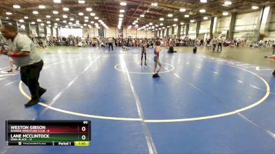 60 lbs Rd# 2 10:30am Friday - Lane McClintock, Iowa Black vs Weston Gibson, Ranger Wrestling Club