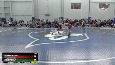 165 lbs Cons. Round 4 - Andru Boyd, Roanoke College vs Ronnie Boone, Roanoke College