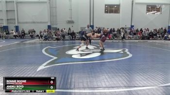 165 lbs Cons. Round 4 - Andru Boyd, Roanoke College vs Ronnie Boone, Roanoke College