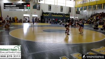 107 lbs Semifinal - Isabella Ricevuto, Warren Hills vs Perjia DuPont, Paramus Catholic