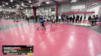 135 lbs Cons. Round 2 - Elizabeth Sandoval, Rancho Cucamonga vs Savana Turner, Beaumont
