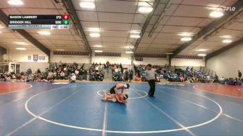 132 lbs Cons. Round 3 - Mason Lambert, Spearfish vs Bridger Hill, Newcastle