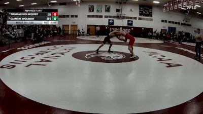 125 lbs Quarterfinal - Thomas Holmquist, St. Johns (mn) vs Quintin Wolbert, Wisconsin-La Crosse