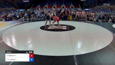 190 lbs Cons 4 - Isabella Renfro, MO vs Josephine Larson, IL