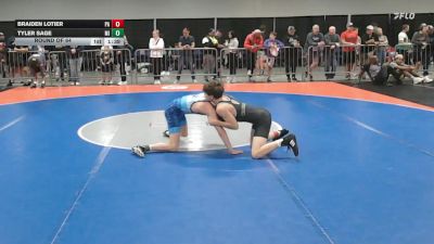 113 lbs Round Of 64 - Braiden Lotier, PA vs Tyler Sage, MI