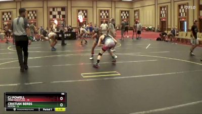 96 lbs Finals (8 Team) - Cristian Beres, M2TCNJ vs Cj Powell, Pride Wrestling