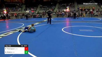 70 lbs Semifinal - Rocky Thompson, Kobra Kai Training vs Braylon Peters, Sebolt Wrestling Academy