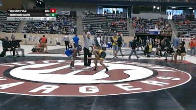 132 lbs Cons. Round 3 - Jordynn Davis, Paducah Tilghman vs Jayden Fulz, Harrison County