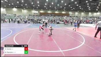 78 lbs Consi Of 8 #2 - Danner Corke, Mat Rattlers vs Brayden Paminto, Gladiator WC