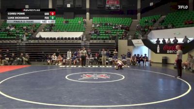 128 lbs Finals (2 Team) - Luke Dickinson, Pike Road School vs Coreu Powe, Gardendale Hs