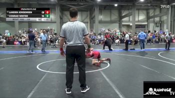 155 lbs Quarterfinal - Landen Jorgensen, Con-Kids WC vs Conrad Winter, Tiger