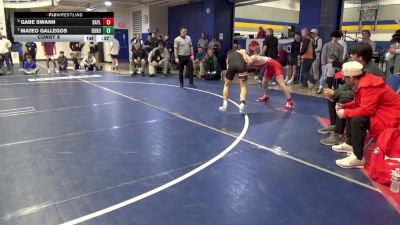 121 lbs Consy 8 - Gabe Swann, Baylor-TN vs Mateo Gallegos, DuBois
