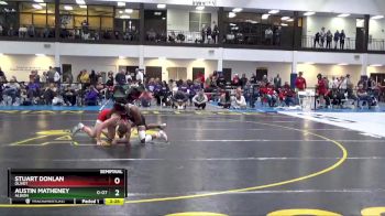 133 lbs Semifinal - Stuart Donlan, Olivet vs Austin Matheney, Albion