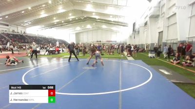 120 lbs Consi Of 16 #2 - Jude James, Centennial HS vs Jessie Hernandez, Apple Vallley