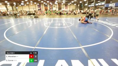 145 lbs Rr Rnd 1 - Cameron Monahan, Pit Crew Red vs Christian Curva, Terps Xtreme
