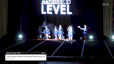 Lady Jaguars Cheer and Dance Organization of Flagler County - Blue Crush [2023 Level 1.1 Junior--Div 2 Day 1] 2023 Next Level Nationals-Tampa