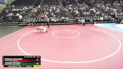 135 lbs Champ. Round 2 - Parker Nichols, Bonneville High School vs Teagon McCleery, Murray High School