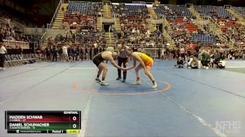 189 lbs Semis - Madden Schwab, 2-Lisbon vs Daniel Schumacher, 3-South Border