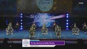 Mid-America - Tri-City Wolverines Glitter Bombs [2024 Chicagoland Pop Warner Show Cheer 2 Pee Wee Large Monday] 2024 Pop Warner National Cheer & Dance Championship