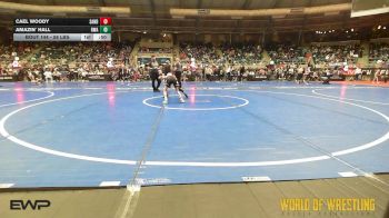 58 lbs Consi Of 8 #1 - Cael Woody, Sanderson Wrestling Academy vs Amazin` Hall, Roundtree Wrestling Academy