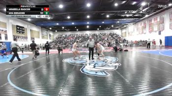 120 Girls 1st Place Match - Ava Ebrahimi, Poway vs Arabella Rascon, Central Union