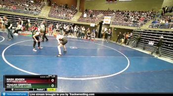 105 lbs Quarterfinal - Teagan Griffiths, Iron Co Wrestling Academy vs Nash Jensen, Delta Wrestling Club