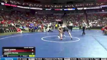 3A-152 lbs Champ. Round 1 - Andrew Pelton, Waukee vs Henry Koehn, Cedar Falls