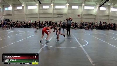 84 lbs Round 2 (10 Team) - Seth Hollerman, Rambler WC vs Luca Baiano, SHWA