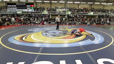 113 lbs Semifinal - Cole Glynn, Central Catholic vs Kylan Berry, Marshwood