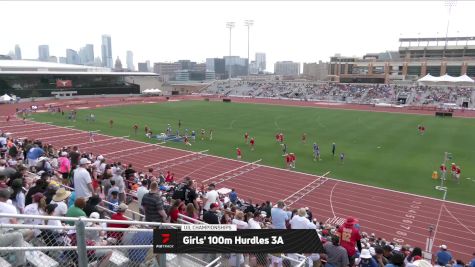 High School Girls' 100m Hurdles 3A, Finals 1