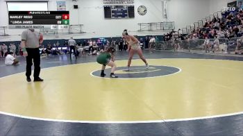 120 lbs 3rd Place Match - Linda James, Ida B Wells vs Marley Rego, Century