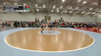 125 lbs Cons. Semi - Lucille Cammilleri, Chatfield vs Olivia Engel, Kelso