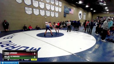 170 lbs Cons. Round 2 - Rylee Alvarado, Coalinga vs Tirso Jimenez, Sanger