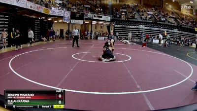 141 lbs Cons. Round 1 - Elijah Kaawa, York vs Joseph Misitano, New Mexico Highlands