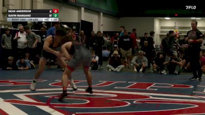 138 lbs 3rd Place - Dean Anderson, AZ vs Gavin Mangano, NY