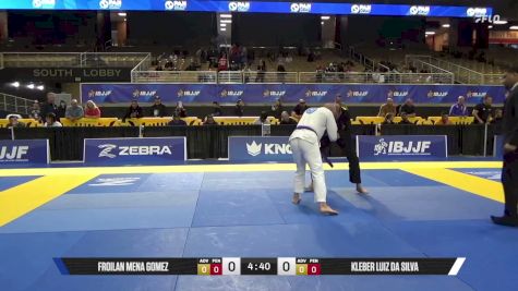 Froilan Mena Gomez vs Kleber Luiz Da Silva 2026 Pan Jiu Jitsu IBJJF Championship