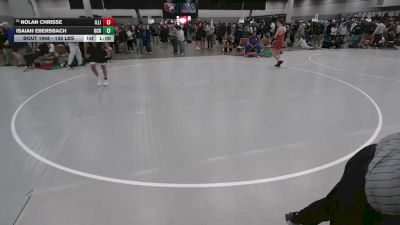 138 lbs Cons. Sub-rd Of 16 - Nolan Chrisse, Illinois vs Isaiah Ebersbach, Orange County RTC