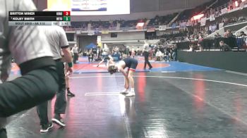 6A 113 lbs Champ. Round 1 - Kolby Smith, Wetumpka vs Britton Miner, Homewood Hs