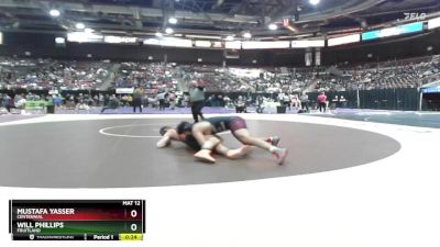 190 lbs Cons. Round 4 - Will Phillips, Fruitland vs Mustafa Yasser, Centennial