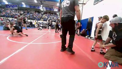 49 lbs Consi Of 4 - Knox Buzzard, Grove Takedown Club vs Jax Miller, HURRICANE WRESTLING ACADEMY