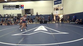 160 lbs 3rd Place Match - Kaylianna Mazzucchi, Southwestern Oregon Community College vs Mikayla Lancaster, Menlo College