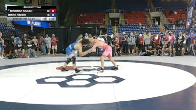 165 lbs Champ. Rd Of 64 - Brennan Kicker, Ohio vs Jonre Fisher, Virginia