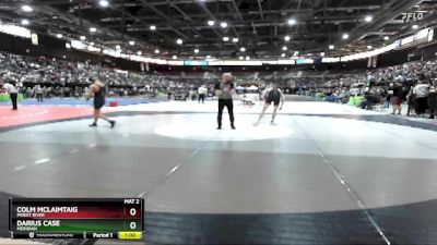 138 lbs Cons. Round 4 - Darius Case, Meridian vs Colm Mclaimtaig, Priest River