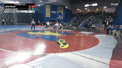 175 lbs Champ. Round 1 - Maddox Shupe, St Georges vs Jayce Fellin, Northern Lebanon