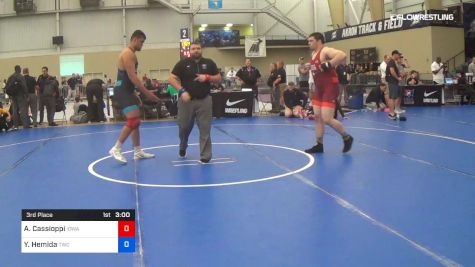 125 kg 3rd Place - Anthony Cassioppi, IOWA vs Youssif Hemida, Terrapin Wrestling Club