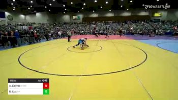 175 lbs Consi Of 16 #1 - Antonio Correa, KTWC vs Gabe Cox, New Plymouth